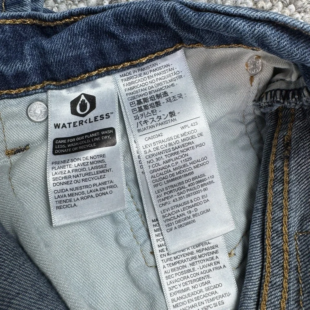 Levi's 511 Jeans Mens 32x32 Fits 31x30 Straight Leg Blue Denim Workwear